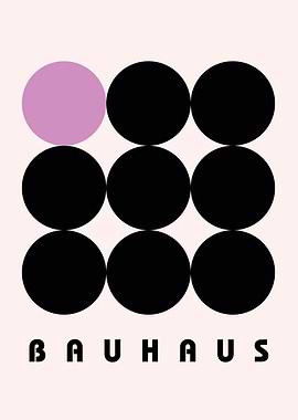 Bauhaus Geometric Art Print