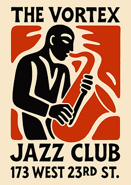 The Vortex Jazz Club Poster