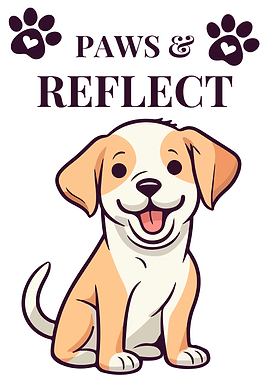 Paws & Reflect Dog Cartoon
