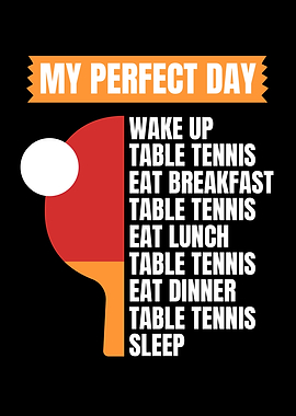 Funny Table Tennis Team