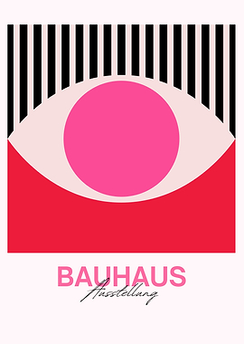 Bauhaus Ausstellung Abstract Art Poster