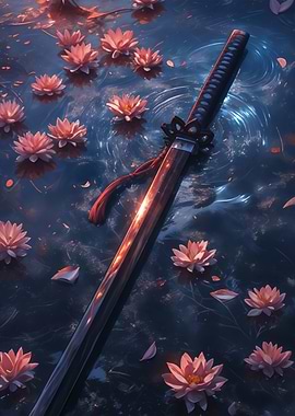 Katana of the Lotus Pond