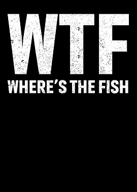 WTF Where's the Fish Text Art