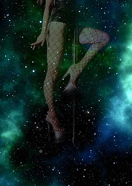 Pole Dancer in Space