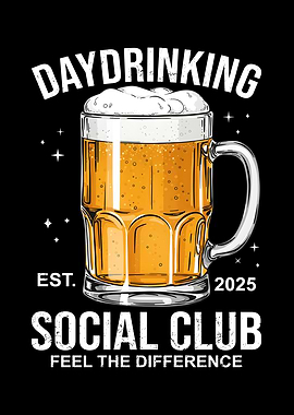 Daydrinking Social Club Beer Mug