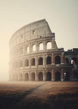 Colosseum in Fog
