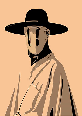 Abstract Figure with Hat and Robe