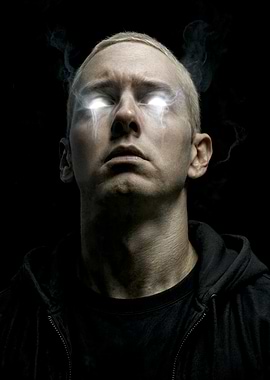 Eminem, Slim Shady with glowing eyes