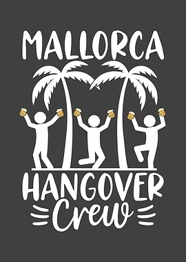 Mallorca Hangover Crew Graphic