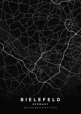 Bielefeld, Germany Map