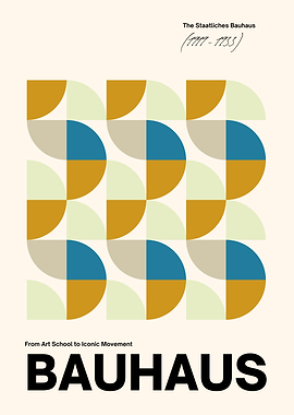 Bauhaus Art School Poster