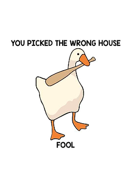 Goose with Baseball Bat