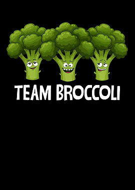 Team Broccoli Cartoon