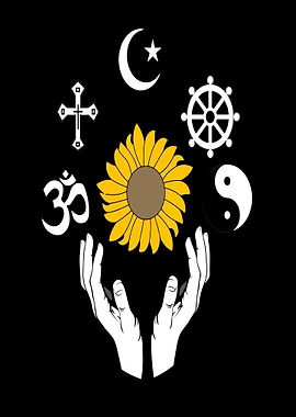 Unity of Religions with Sunflower