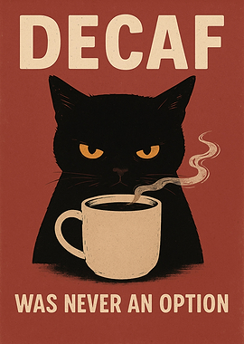 Serious Caffeine Craving Cat
