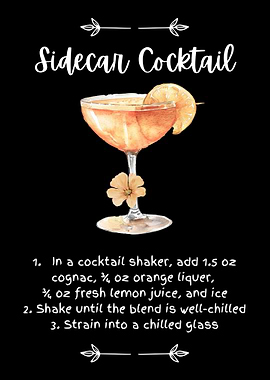 Sidecar Cocktail Full Recipe