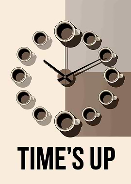 Coffee Clock - Time's Up