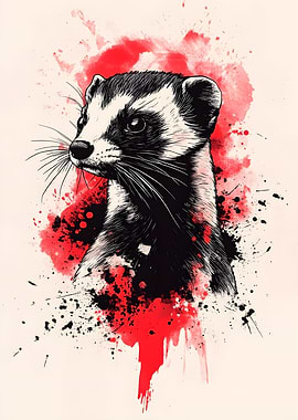 Black footed ferret Black footed ferret