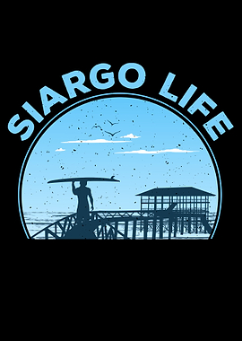 Siargo Life Surfer Silhouette