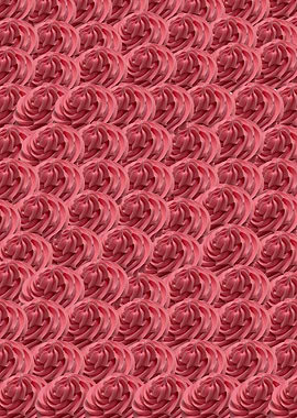 Pink frosting swirls pattern