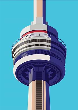 CN Tower Illustration