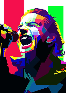 Eddie Vedder Pop Art Style