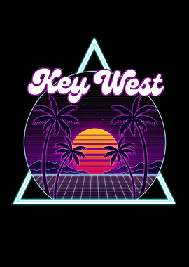 Key West Retro Sunset