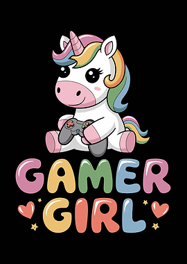 Gamer Girl Unicorn