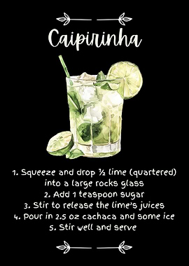 Caipirinha Cocktail Full Recipe