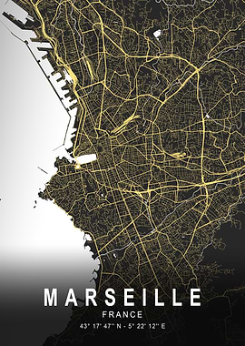 Marseille Silver City Map