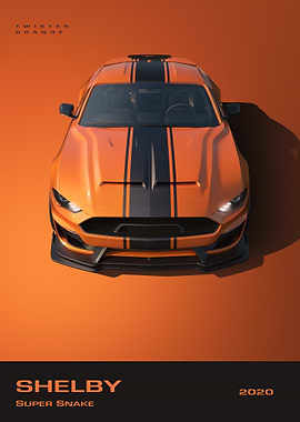 Twister Orange Shelby Super Snake 2020