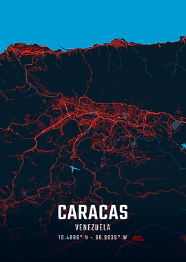 Caracas City Map