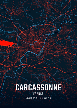 Carcassonne City Map