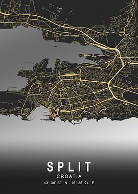 Split Silver City Map