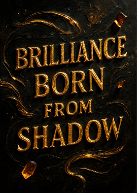 Golden Cosmic Typography – A Fusion of Elegance and Celestial Beauty