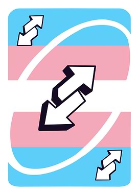 Transgender Pride Reverse Card