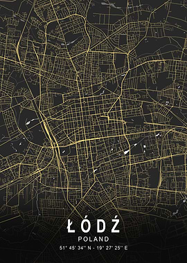 Łódź Silver City Map
