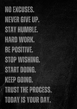 Inspirational Motivational Quotes on Dark Background