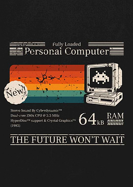 Retro Personal Computer Advertisement
