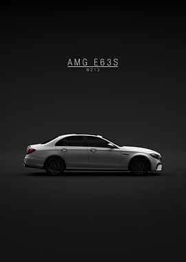 White 2017 Mercedes E63 S AMG