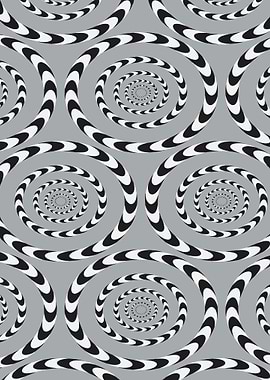 Optical Illusion Swirl Pattern