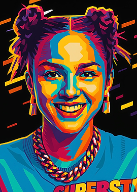 Olivia Rodrigo Pop Art Portrait