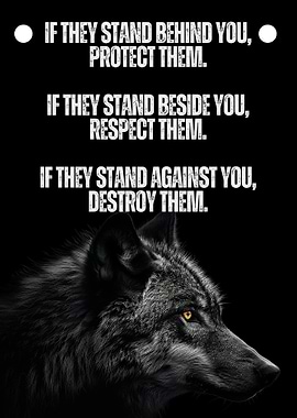 Wolf Motivational Quote