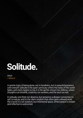 Solitude
