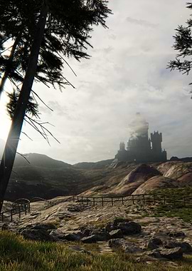 Castle on the Hill Landscape