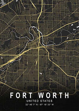 Fort Worth Silver City Map