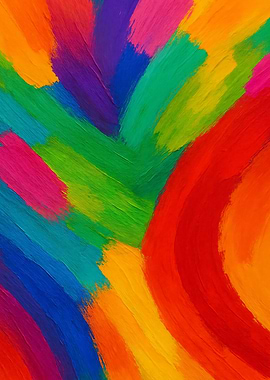 Colorful Brushstroke
