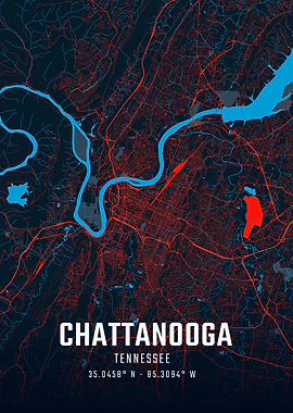 Chattanooga City Map