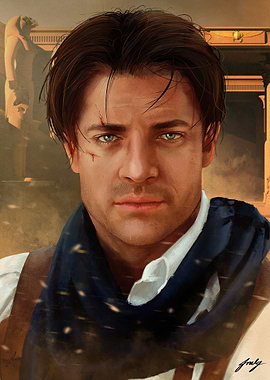 Brendan Fraser as Rick O'Connell Portrait