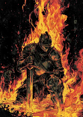 Knight in Flames